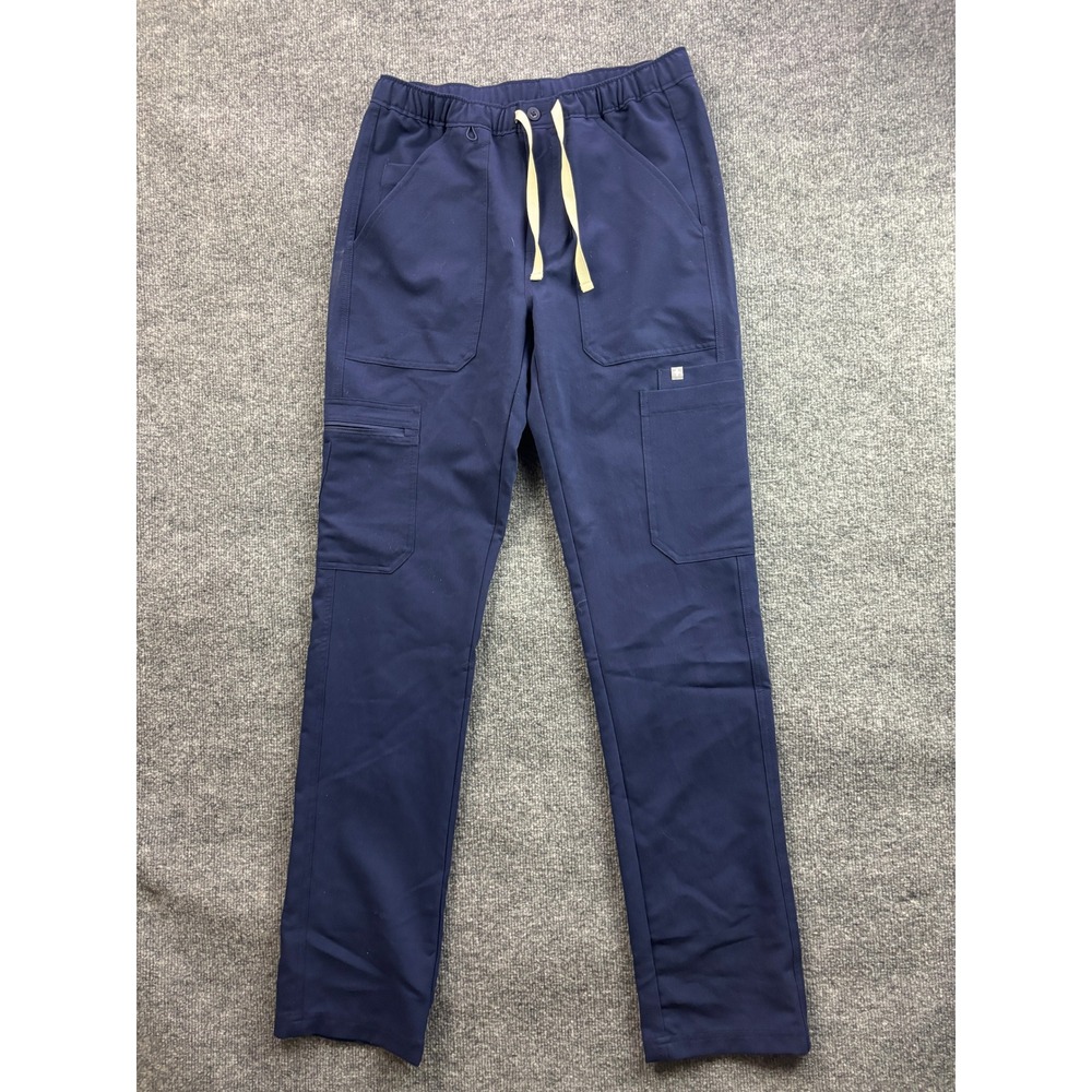 FIGS Scrub Pants Womens XS/T Navy Blue Technical Collection Cargo Drawstring
